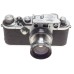 Just Serviced 3c Leica IIIc camera 35mm film Summitar 5cm 1:2 coated lens worker