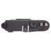 LEICA M6 TTL 0.72 black chrome rangefinder film camera Mint- cased box strap kit