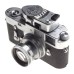 Leica M2 chrome rangefinder film 35mm camera with Summicorn 1:2 f=50mm case box