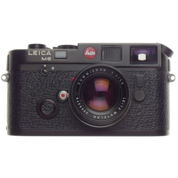 Rigid Black Summicron 2/50 Leica M6 Just Serviced camera Leitz Red Dot hood kit