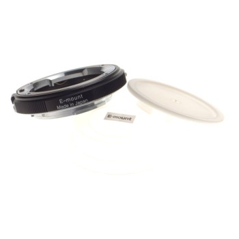 Voigtlander VM camera lens adapter E-mount Mint with both caps black