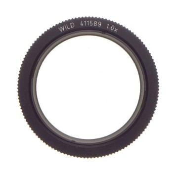 LEICA 411589 Wild 10x stereo zoom microscope objective lens