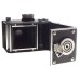 Tessar 3.5/75mm Rolleiflex TLR Large format camera f=75mm coated lens f4.5 case