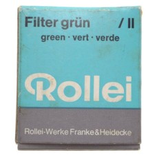 Rolleiflex ROLLEI GRUN Green TLE lens filter boxed papers RII exellent condition
