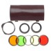 Rolleiflex Filter RII Zeiss Planar 5x filters 2x Rolleinar hood cased full set