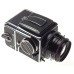 Hasselblad 500 C/M chrome with Zeiss Planar2.8 f=80mm black lens 500CM A16 Back