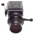 Chrome Hasselblad 500 CM Body 6x6 Sonnar Zeiss 1:4 f=150mm Black lens 4/150 WLF