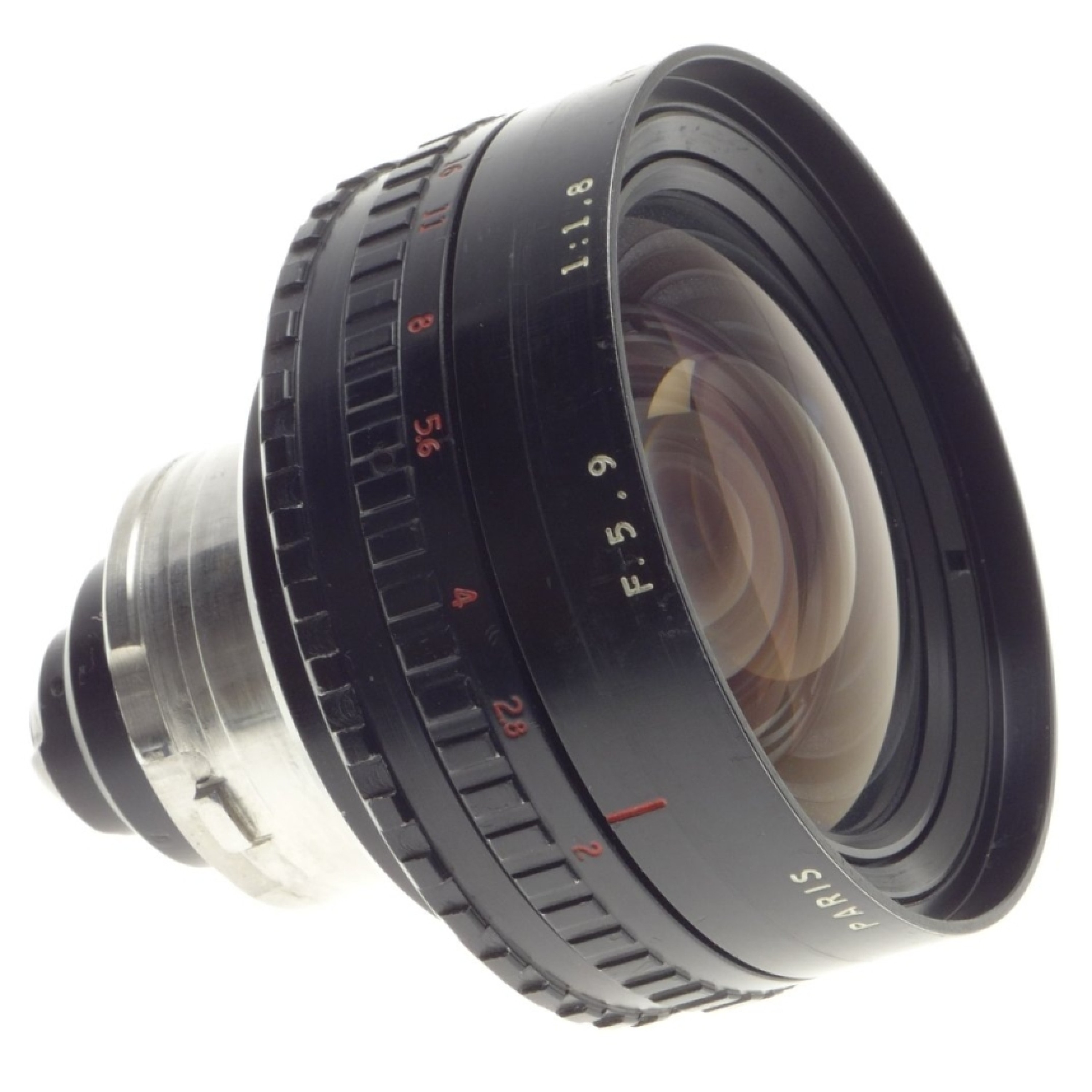 Buy angenieux f5.9 dia 1.8 type r7 ultra wide angle lens 1.8/5.9mm fits arri  sr 16mm | vintage film cameras, lenses & accessories | cameratique.com