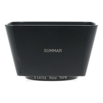 E.Leitz New York Summar vented lens hood shade Black screw on rare SOOMP