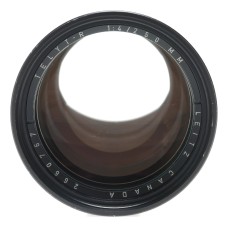 Telyt-R 1:4/250 mm Leitz Canada Leica SLR camera vintage lens f=250 f4