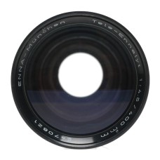 Tele-Ennalyt 1:4.5/400 mm vintage film camera lens case hood and caps