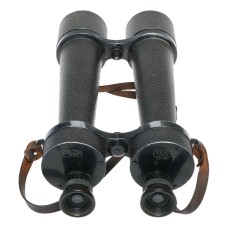 WWI Carl Zeiss Jena Delfort Binoculars 18x50 Original Leather Strap cased