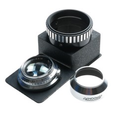 Luminon 1:3.5 f=105mm Rittreck medium format camera lens and accessories