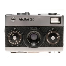 Rollei 35 Zeiss Tessar 1:3.5 f=40mm film camera Germany pouch strap filter