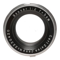 Sonnar f2 Zeiss f=5 cm Contax RF 35mm vintage film camera 2/50 mm lens