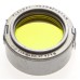 Plaubel Nr.3 camera yellow filter swing out clip on lens hood shade used clean