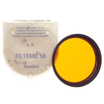ALPA Filtrabe 56 Panchro 4x Orange original camera lens filter cased used clean