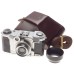 Zeiss Ikon TENAX Tessar 2.8 f=40mm lens 1:2.8/40 cased 35mm film vintage camera