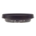 Carl Zeiss 2.8/25 lens hood 2.8/28 shade ZM black vented new boxed bayonet mount