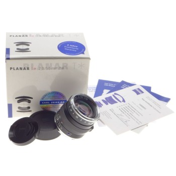 Carl Zeiss Planar 2/50 ZM T* New boxed Leica mount RF camera lens f=50mm caps