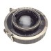 Carl Zeiss IKON Tessar 1:4,5 f=12cm camera lens with hood f=120mm JENA shutter