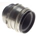 ZEISS Jena Biotar 1:2 f=58mm red T screw mount camera lens 2/58mm chrome pre set