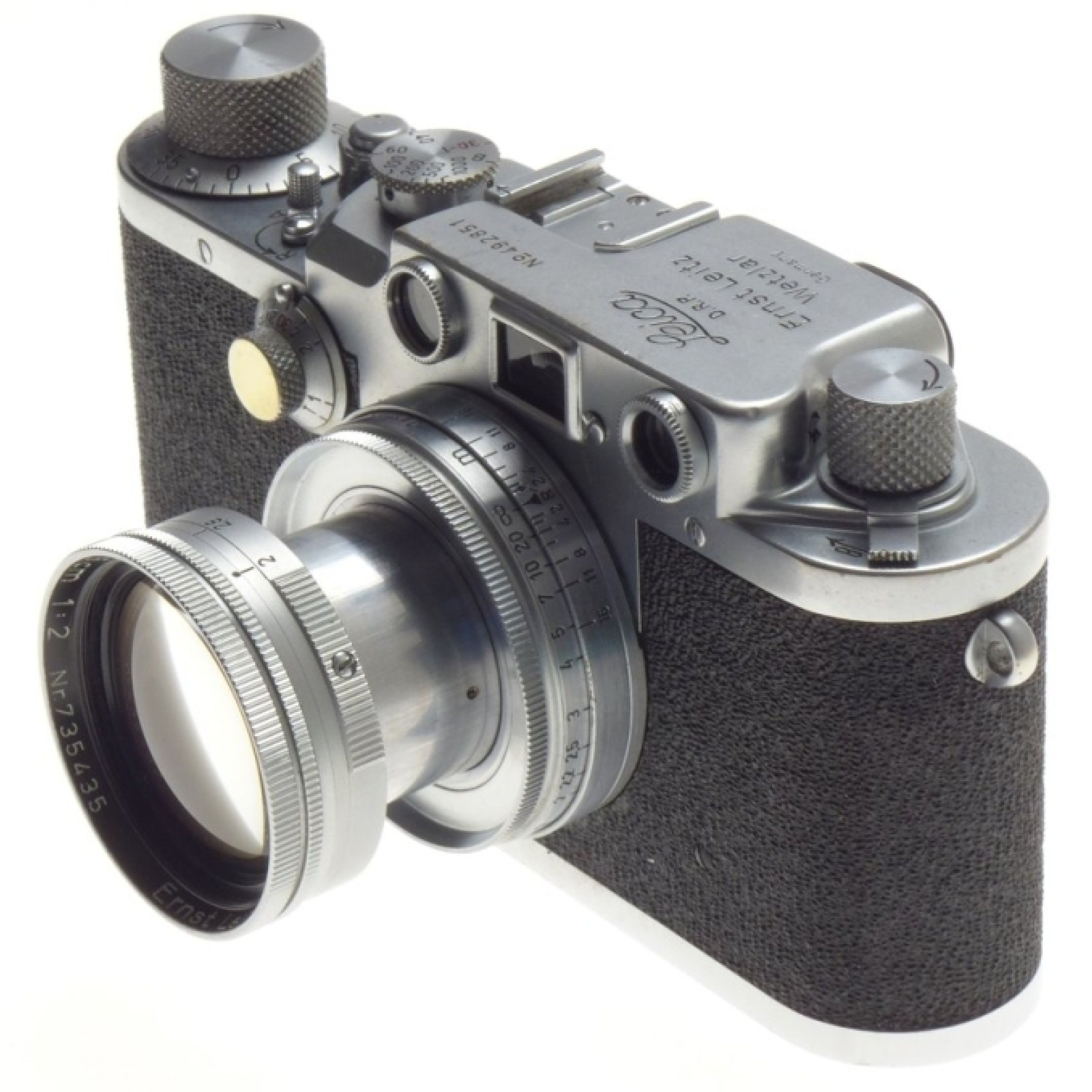 Buy just serviced leica iiic shark skin camera summitar f=5cm 1:2