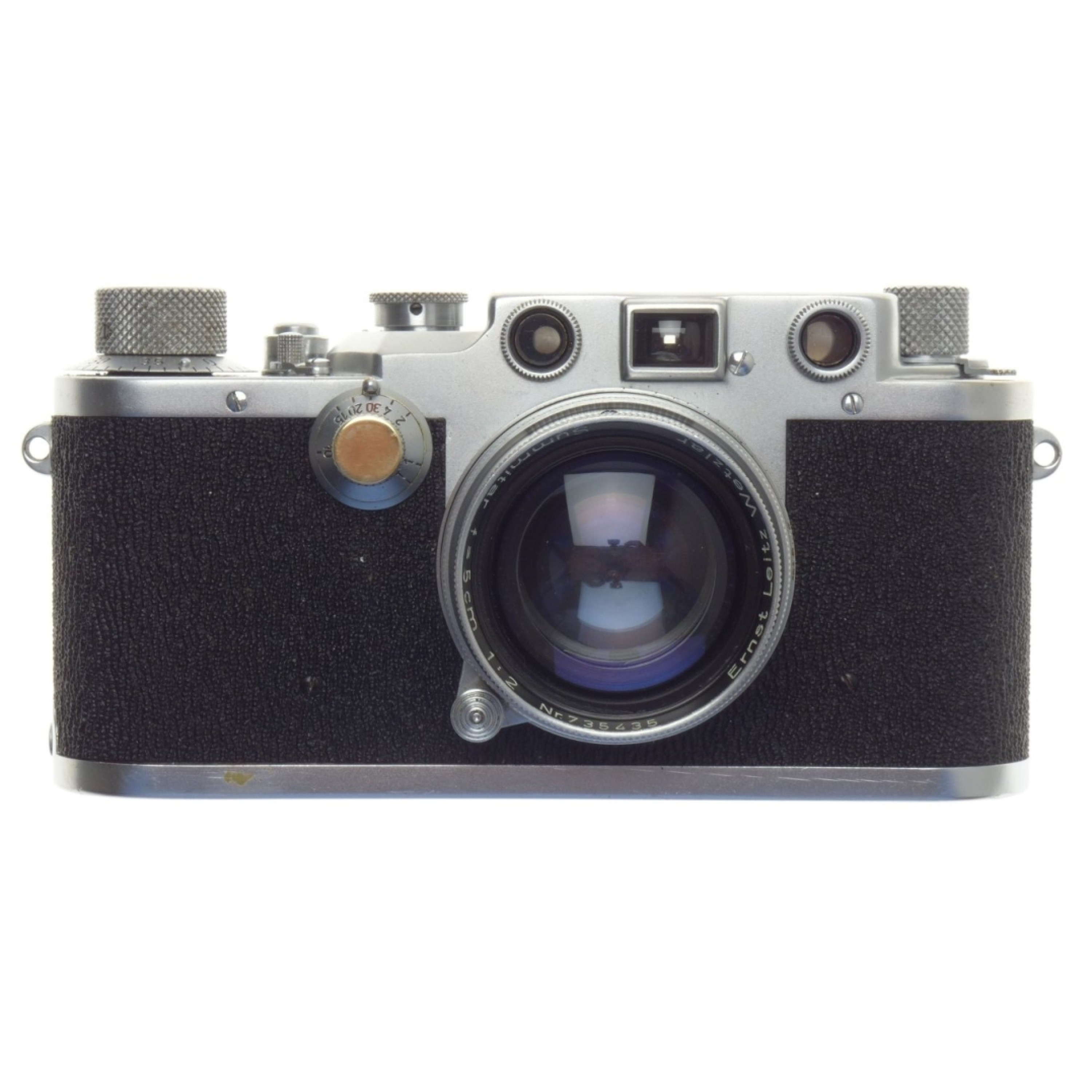 Buy just serviced leica iiic shark skin camera summitar f=5cm 1:2