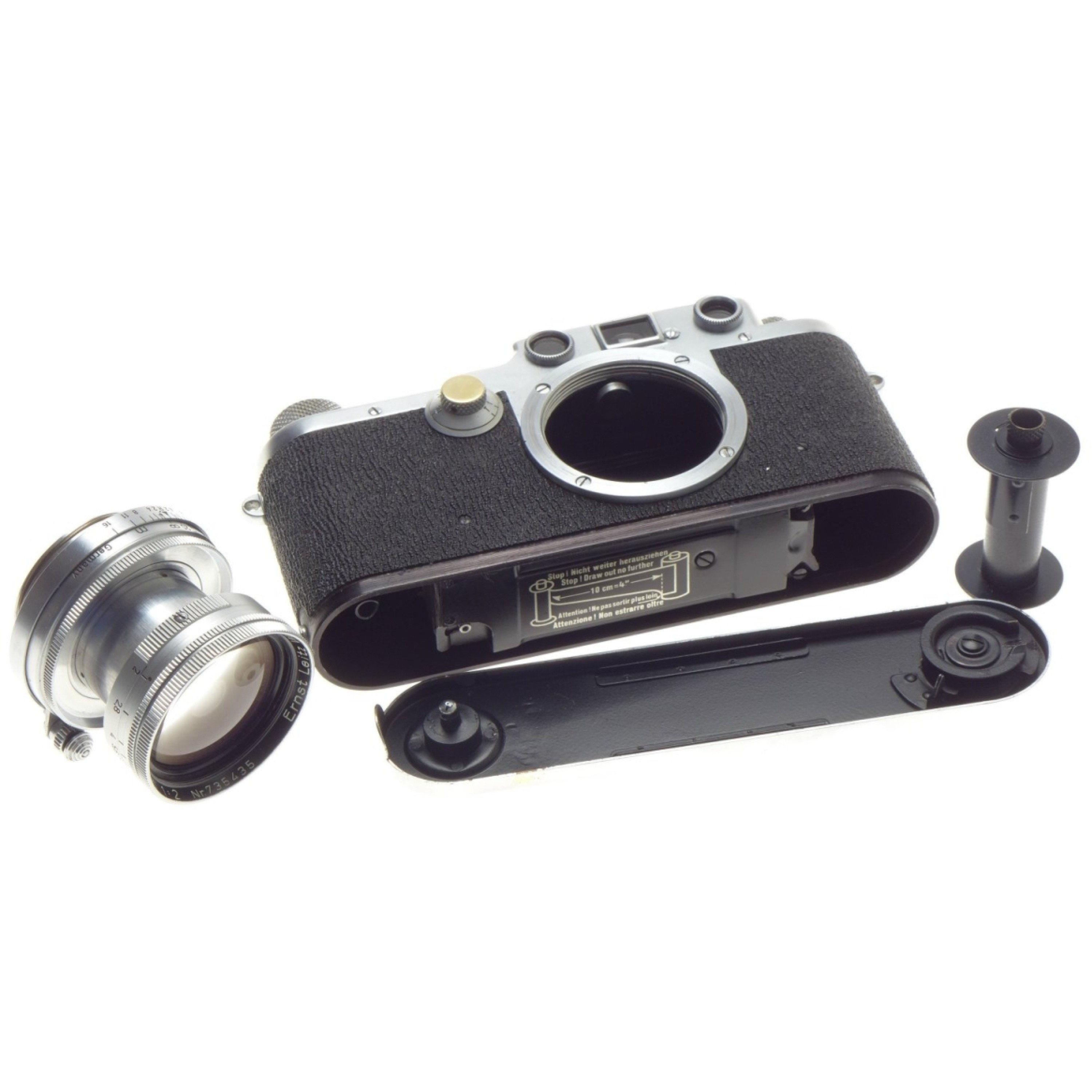 Buy just serviced leica iiic shark skin camera summitar f=5cm 1:2