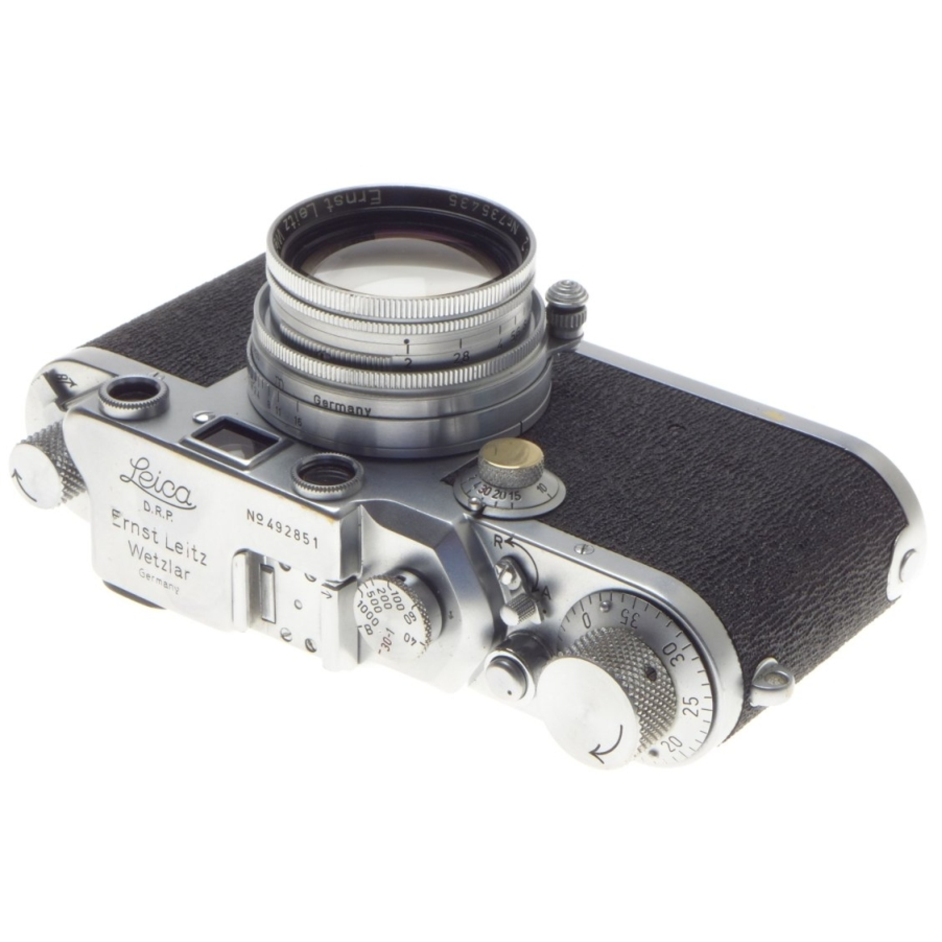 Buy just serviced leica iiic shark skin camera summitar f=5cm 1:2