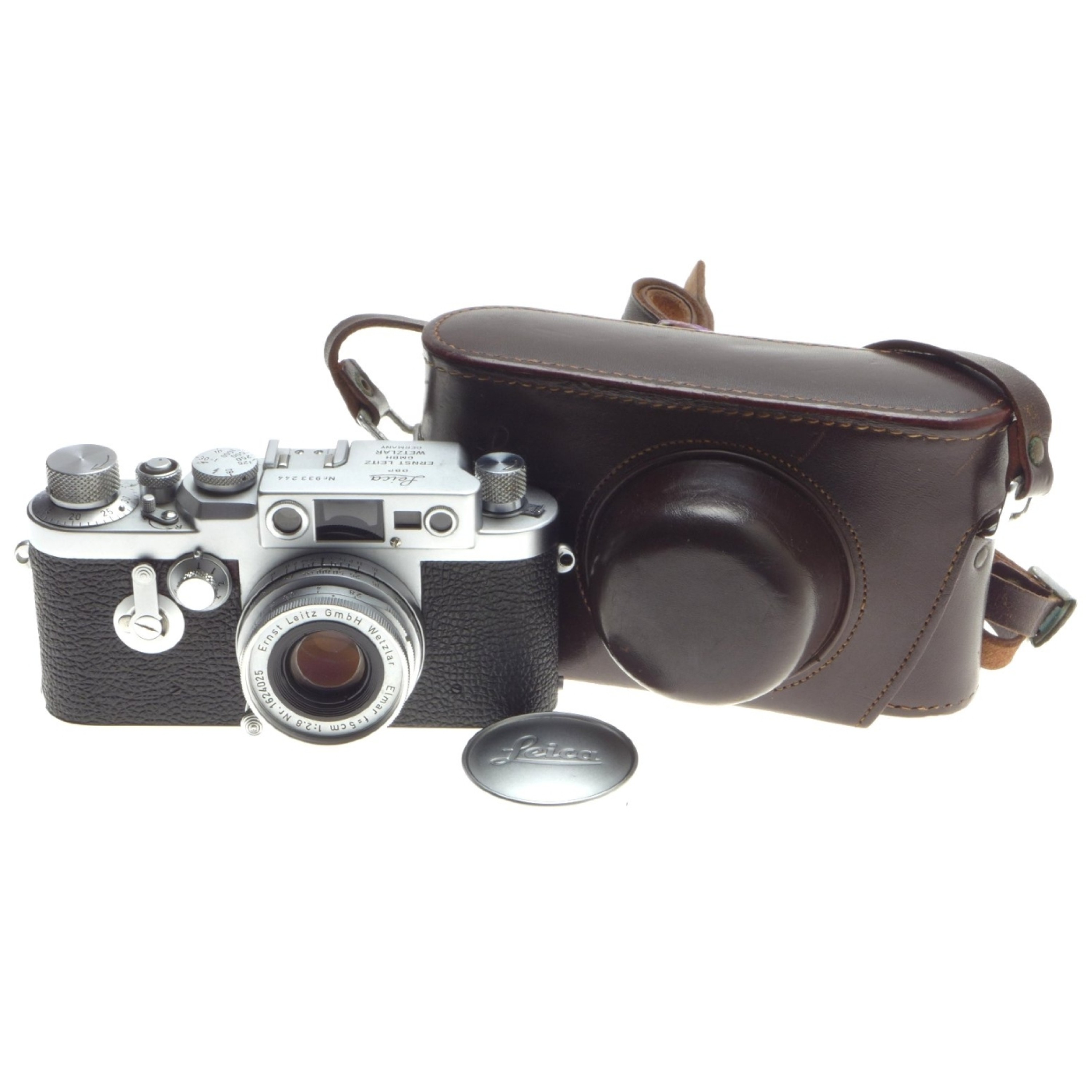 Buy 2.8/50mm elmar collapsible lens on leica m39 screw mount iiig