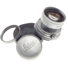 JUST SERVICED LEICA M SUMMICRON 1:2 f=5cm COLLAPSIBLE CLEAN BAYONET MOUNT LENS