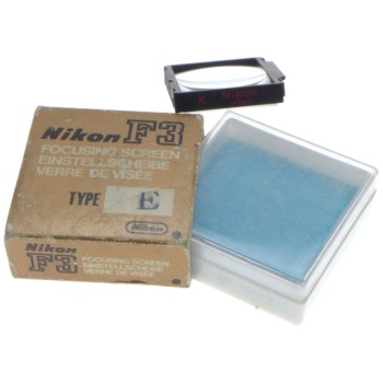 FOCUSING SCREEN NIKON K VERRE DE VISEE F3 EINSTELLSCHEIBE BOXED SLR CAMERA CLEAN