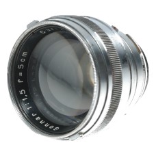 Zeiss Sonnar 1.5 f=5cm Contax RF mount lens 1.5/50 mm fast f/1.5 vintage optics