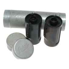 Leitz lead film spool Xray resistant reload film cartridge Leica vintage 35mm brass