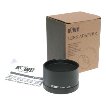Kiwi lens adapter LA-49X1 AP202 camera accessory boxed