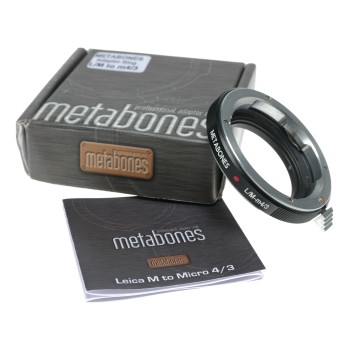 Leica M Metabones L/M-M4/3 camera lens adapter boxed