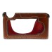Leicatime Luigi Leica camera tan brown leather half case made in Italy