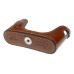 Leicatime Luigi Leica camera tan brown leather half case made in Italy