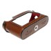 Leicatime Luigi Leica camera tan brown leather half case made in Italy