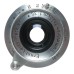 Ernst Leitz Wetzlar Summaron 1:3.5 f=3.5cm lens M39 to Leica M adapter hood caps