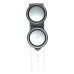 Rollei Rolleiflex TLR film camera twin lens caps aluminium