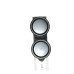 Rollei Rolleiflex TLR film camera twin lens caps aluminium
