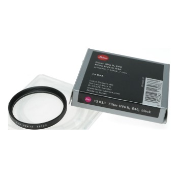 Leica Camera Wetzlar 13033 Filter UVa II E46 Black mint in box