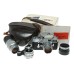 Leica M3 35mm film RF Summicron 2/50 Summaron 2.8/35 Elmarit accessories in box