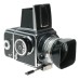 Hasselblad 500C film camera Zeiss Planar 1:2.8 f=80mm lenses filters finders roll film magazine.