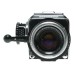 Hasselblad 500C film camera Zeiss Planar 1:2.8 f=80mm lenses filters finders roll film magazine.