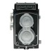Rolleicord TLR camera Schneider Xenar 3.5/75 twin caps in leather case