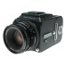 Hasselblad 500 C/M black roll film 6x6 Zeiss Planar 2.8/80 T 100 Polaroid instant magazine