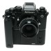 Nikon F3 Press HP 35mm film SLR camera Nikkor 1:2 50mm MD-4 Motor Drive
